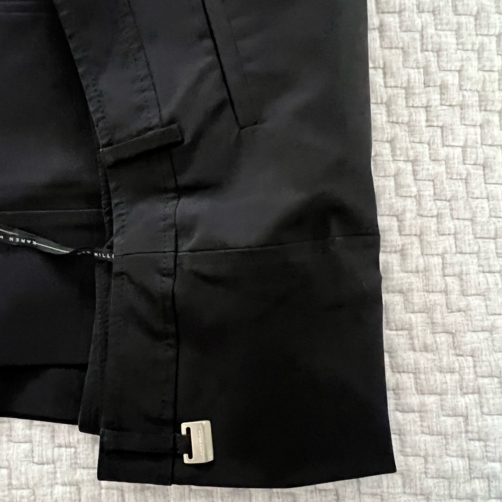 Black pants with Silver Buckle